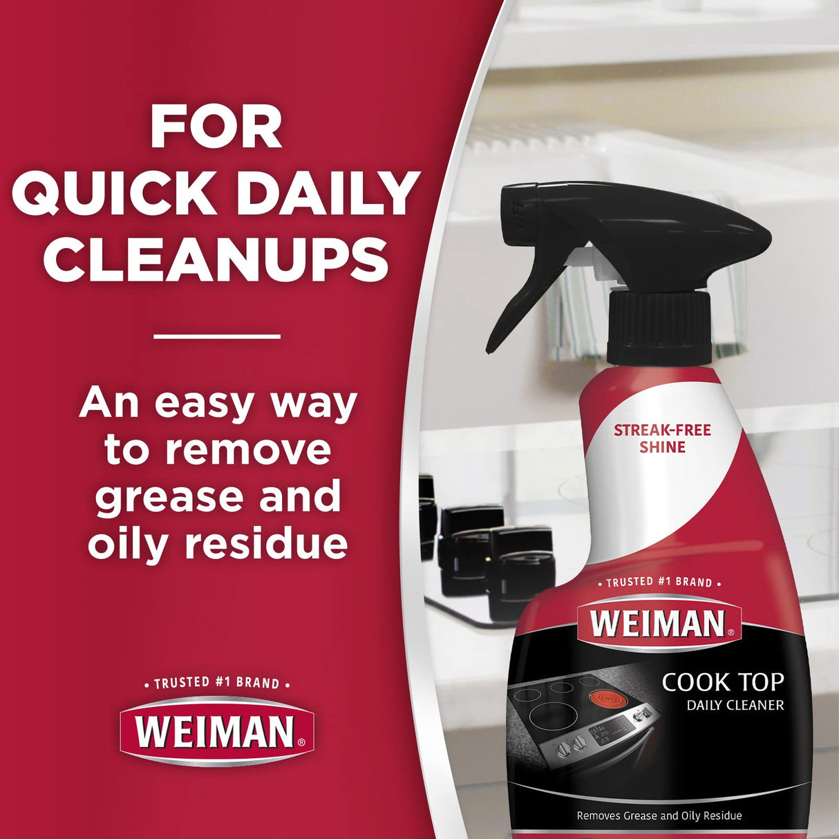 Weiman Daily Cooktop Cleaner, 12 oz.