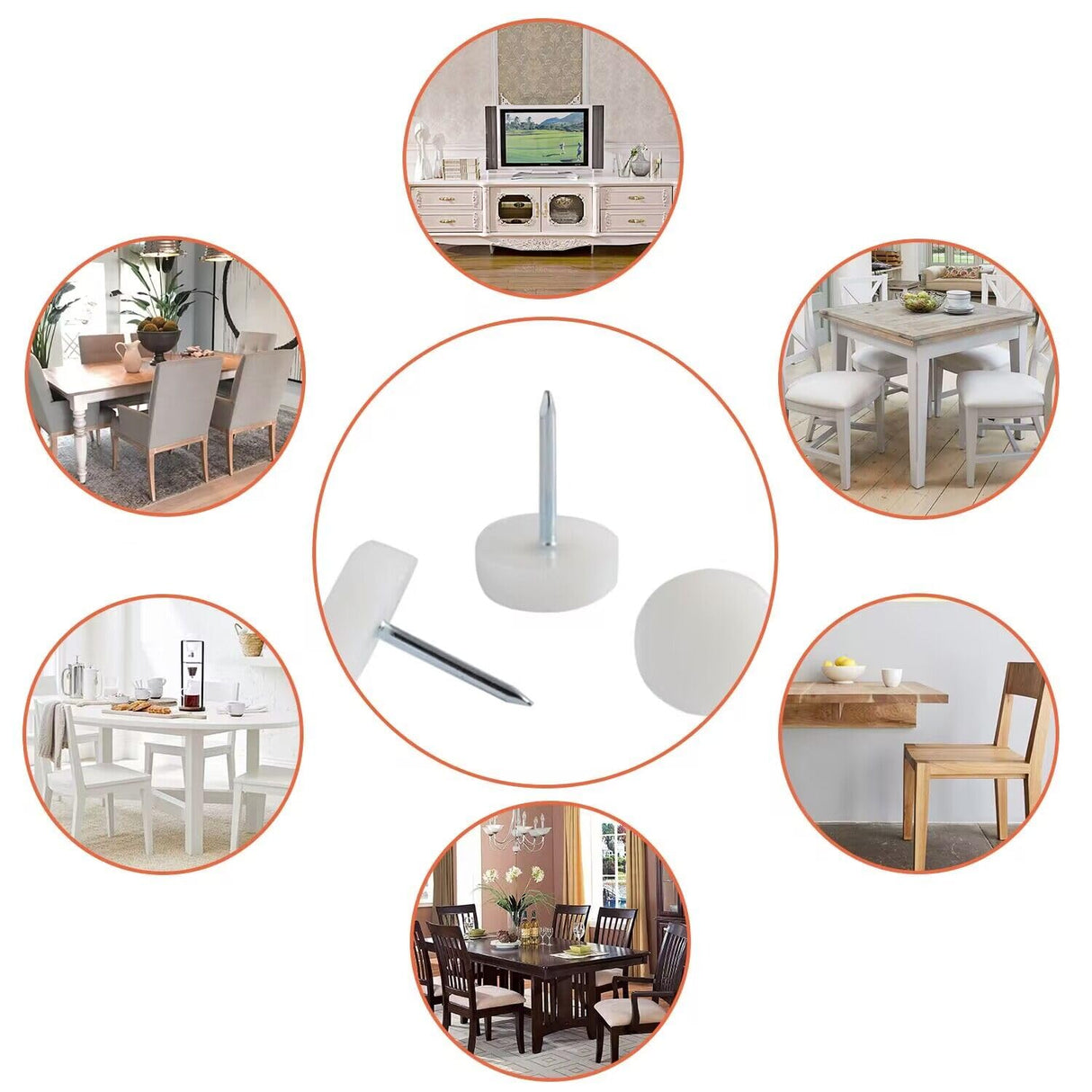 TG 4PK 3/4" WHT Base