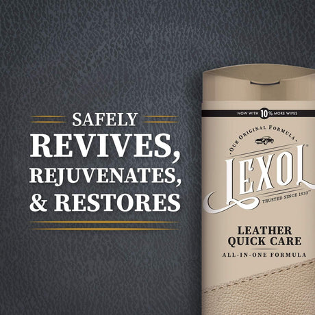 Lexol All-In-One Leather Care Wipes - 28 Wipes