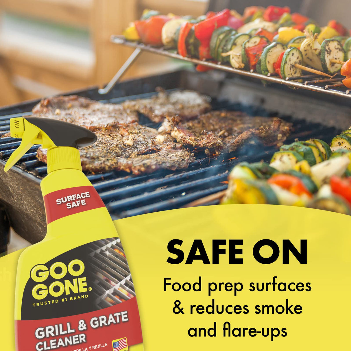 Goo Gone Grill & Grate Cleaner Spray, 24 oz