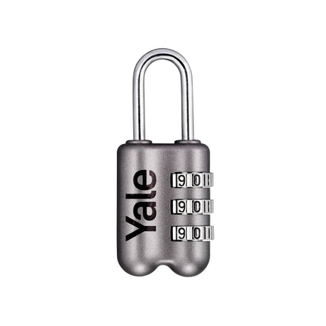 Yale Travel padlock 23mm Steel Grey