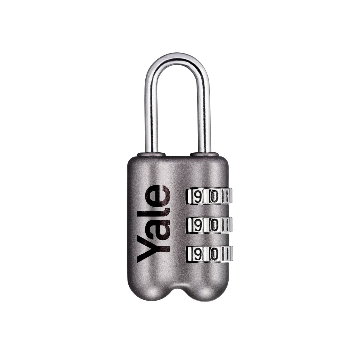 Yale Travel padlock 23mm Steel Grey