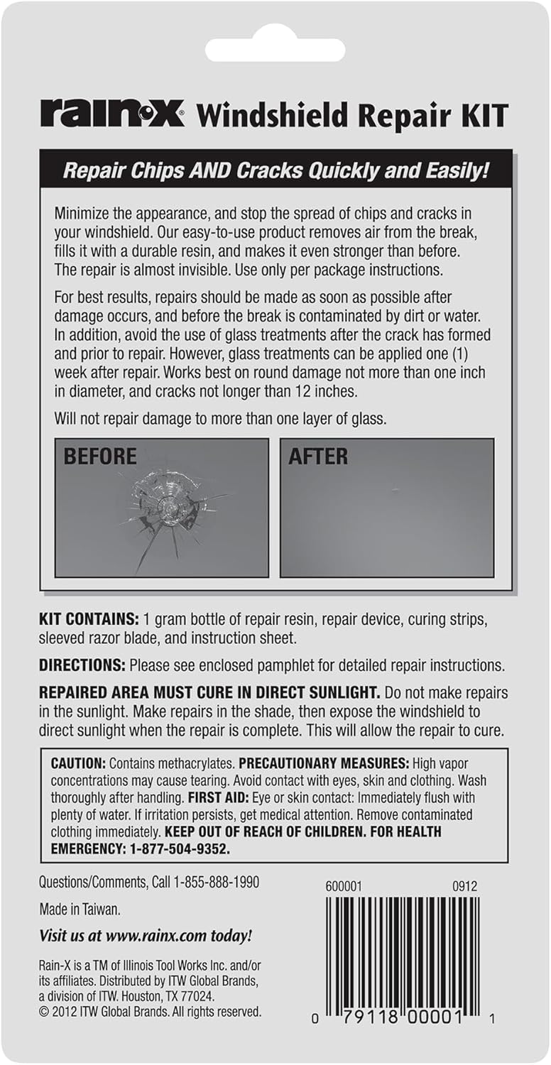 Rain-X Quick & Easy Windshield Repair Kit - 1g