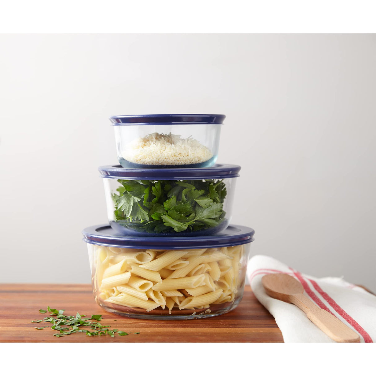 Pyrex Glass Food Storage Set 6Pc.