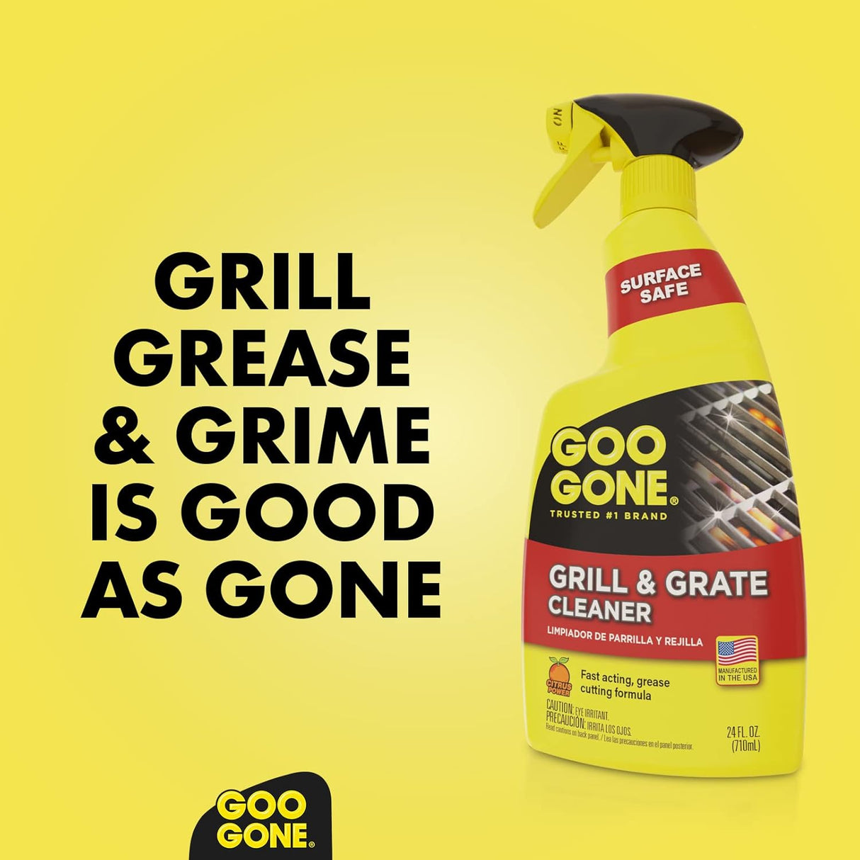 Goo Gone Grill & Grate Cleaner Spray, 24 oz