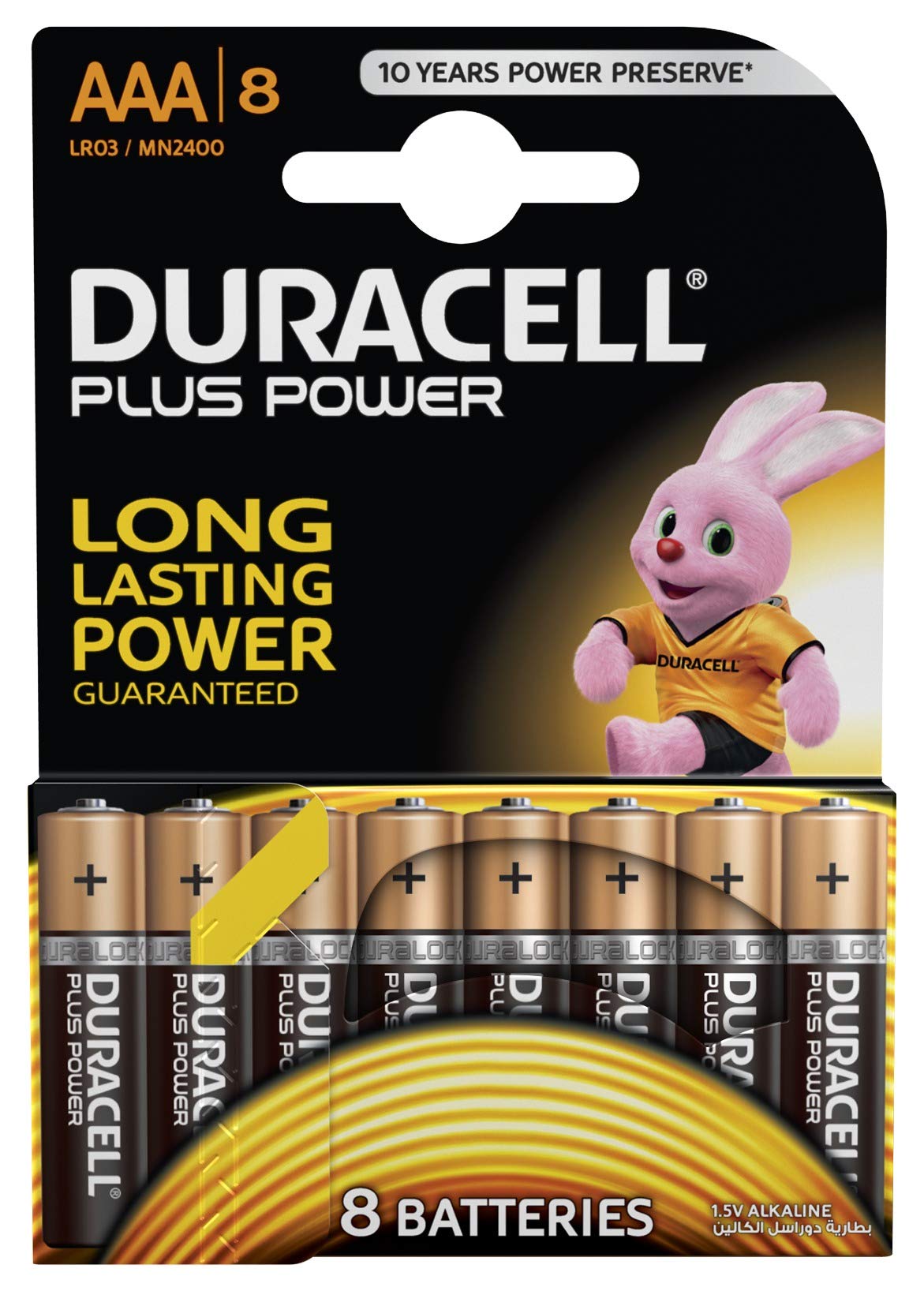 Duracell Batteries AAA8 PCS