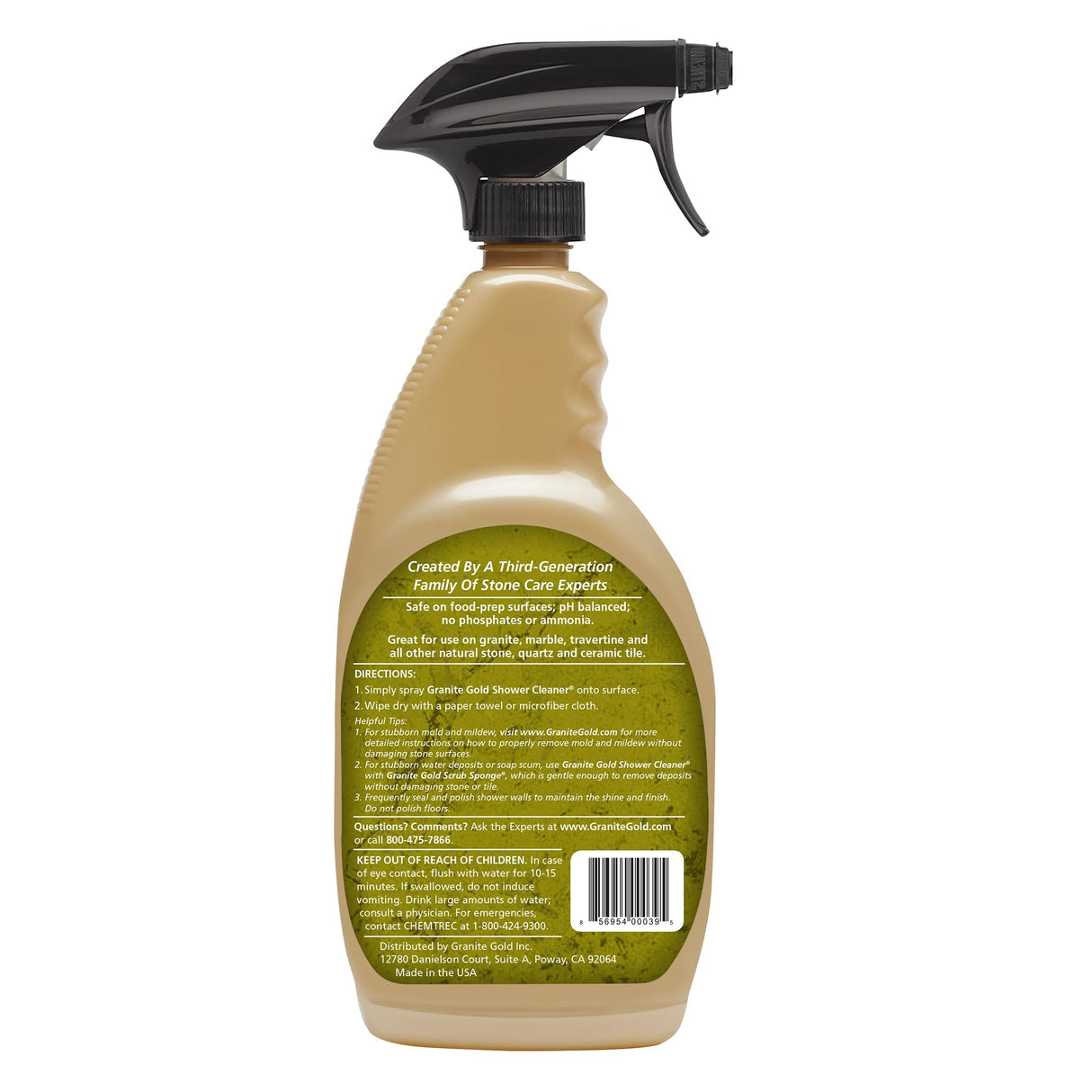 بخاخ منظف من جرانيت جولد للحمامات الحجرية، 24 أونصة