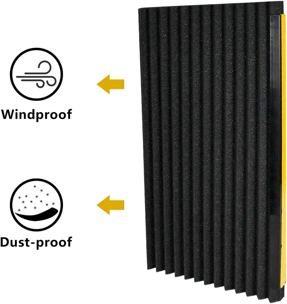 زوج ألواح جانبية فروست كينج لمكيف الهواء الداخلي من الفوم السميك، 9 × 18 × 7/8 بوصة