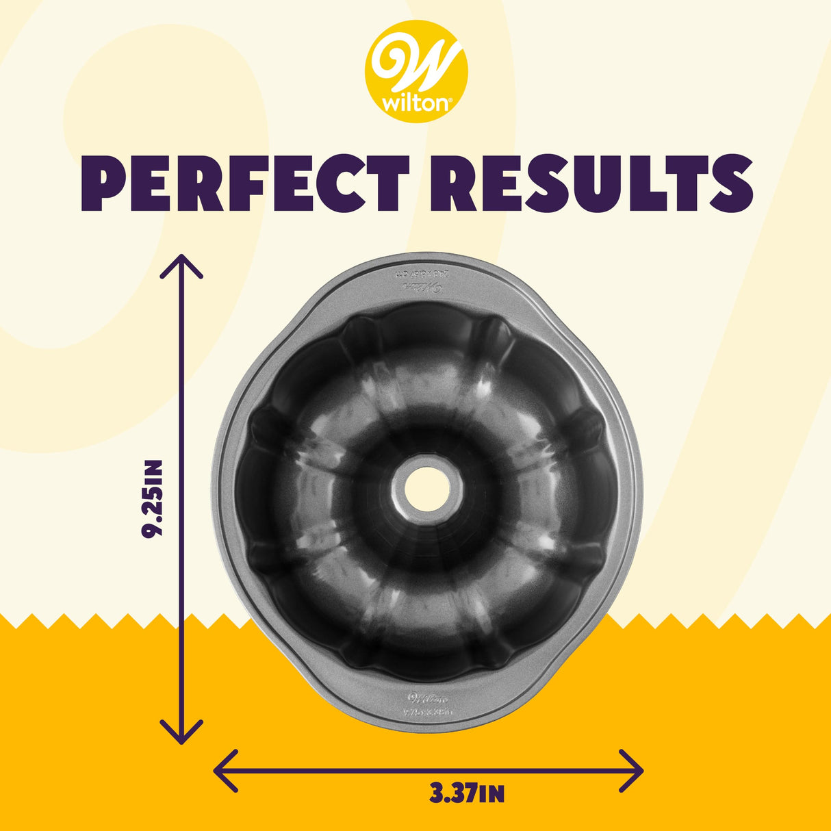 Wilton Perfect Results Non-Stick Fluted Tube Pan, 9-Inch