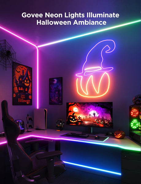 Jovi LED Neon Office Light Rope, 3 Meters - Multicolor