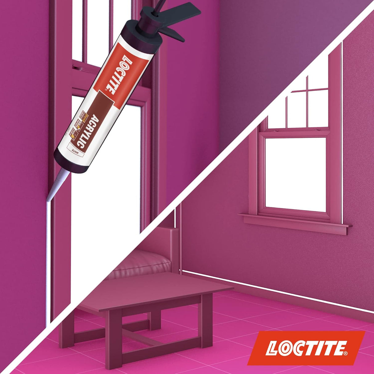 Loctite Acrylic Multi-Layer Sealer with Silicone, White, 10 oz.