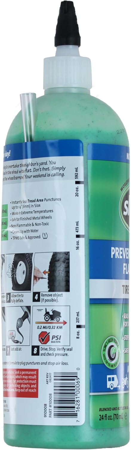 Slime Tire Sealant for Flat Tire Puncture Repair