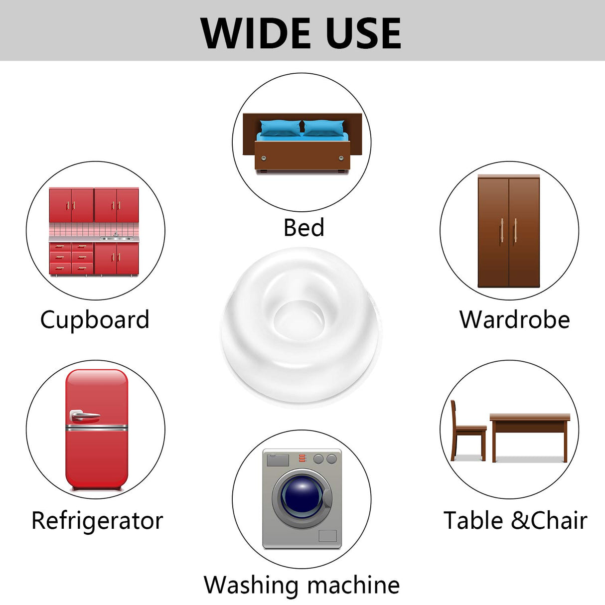 TruGuard Adhesive Bumper Pads