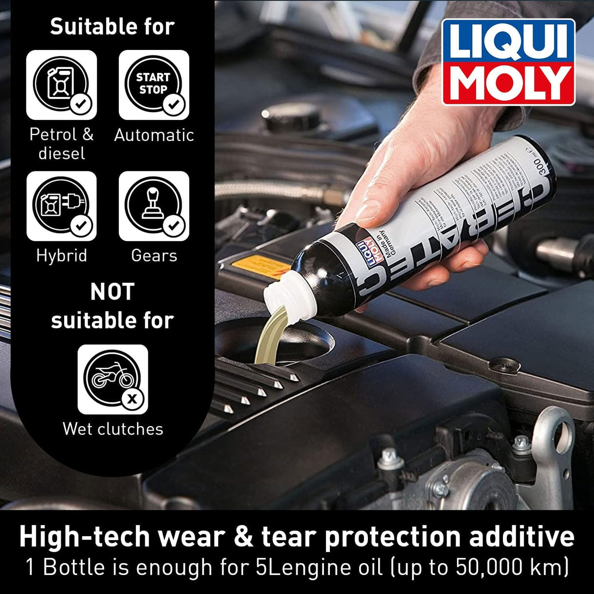 Liqui Moly Ceratec Ceramic Wear Protection Oil - 300ml