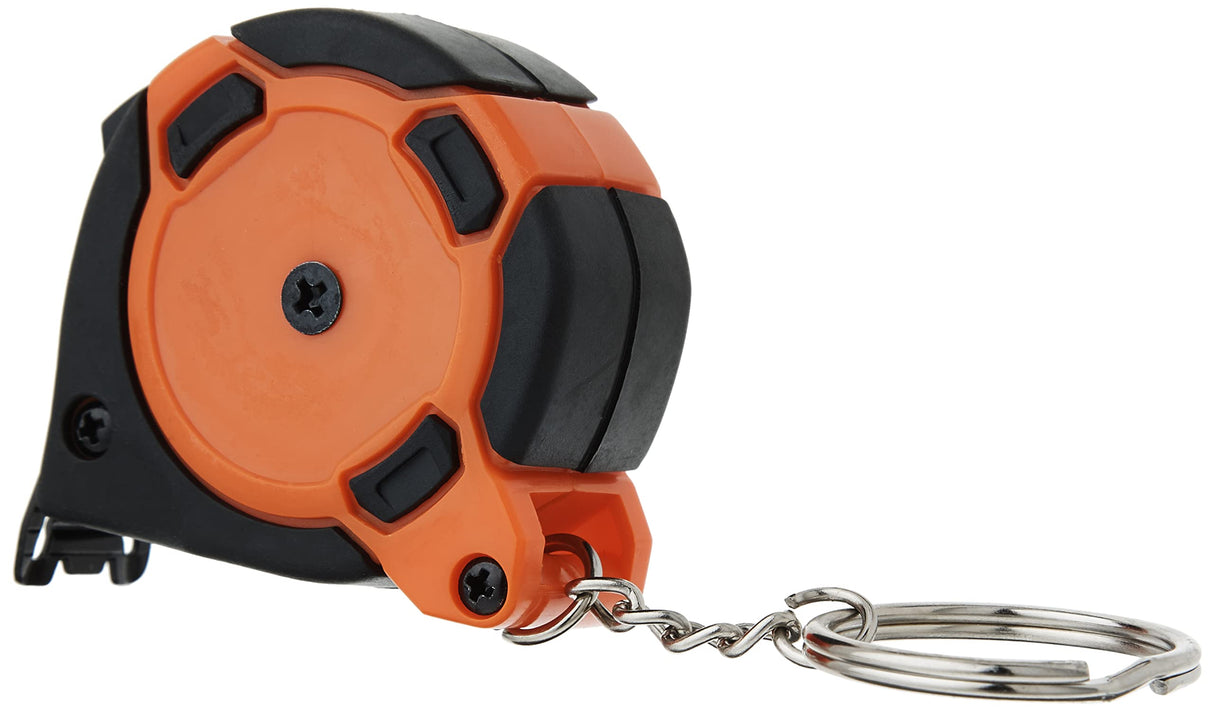 Crescent Lufkin Measuring Tape with Keychain, 6 Inch, Black and Orange