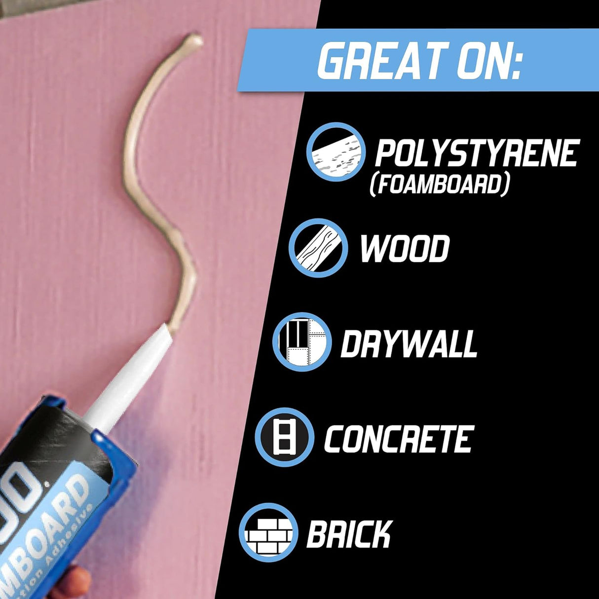 Loctite All Purpose Construction Latex Foam Adhesive, 28 oz