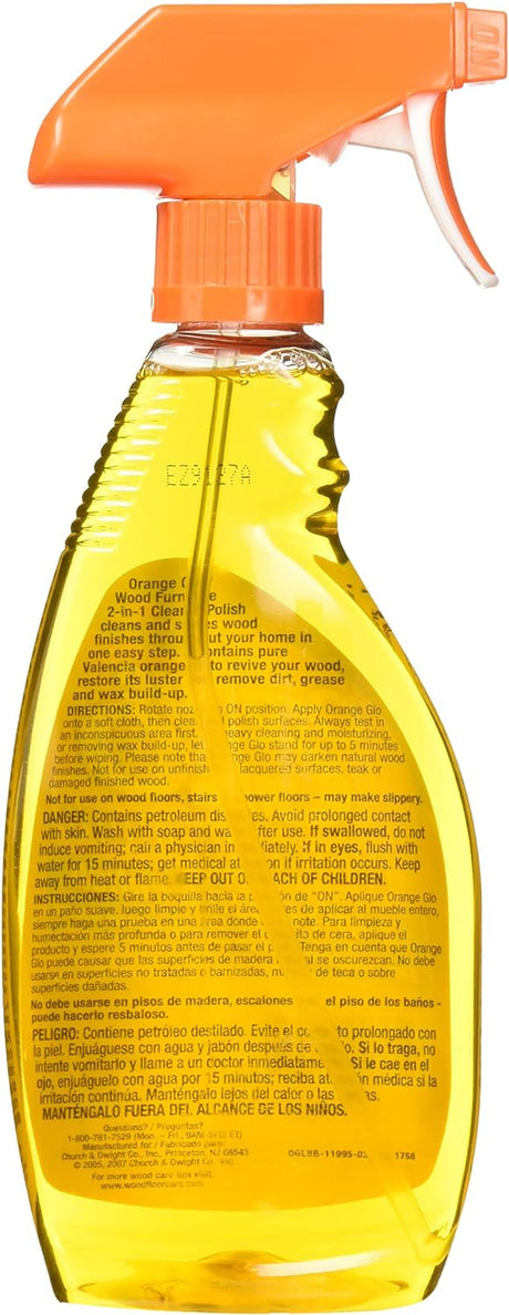 Orange Glo Wood Cleaner/Polish 16 oz.