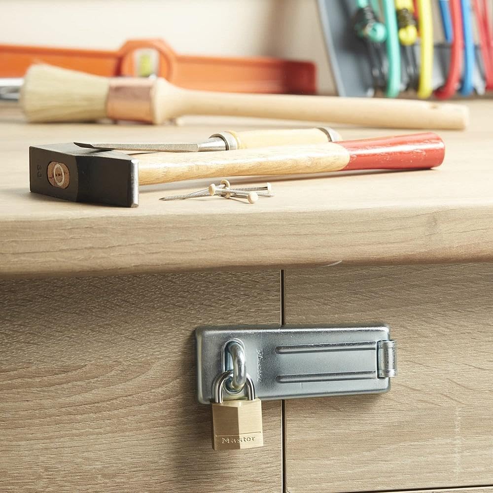 قفل ماستر لوك عريض من النحاس الصلب، 40 مم ،قطعتين