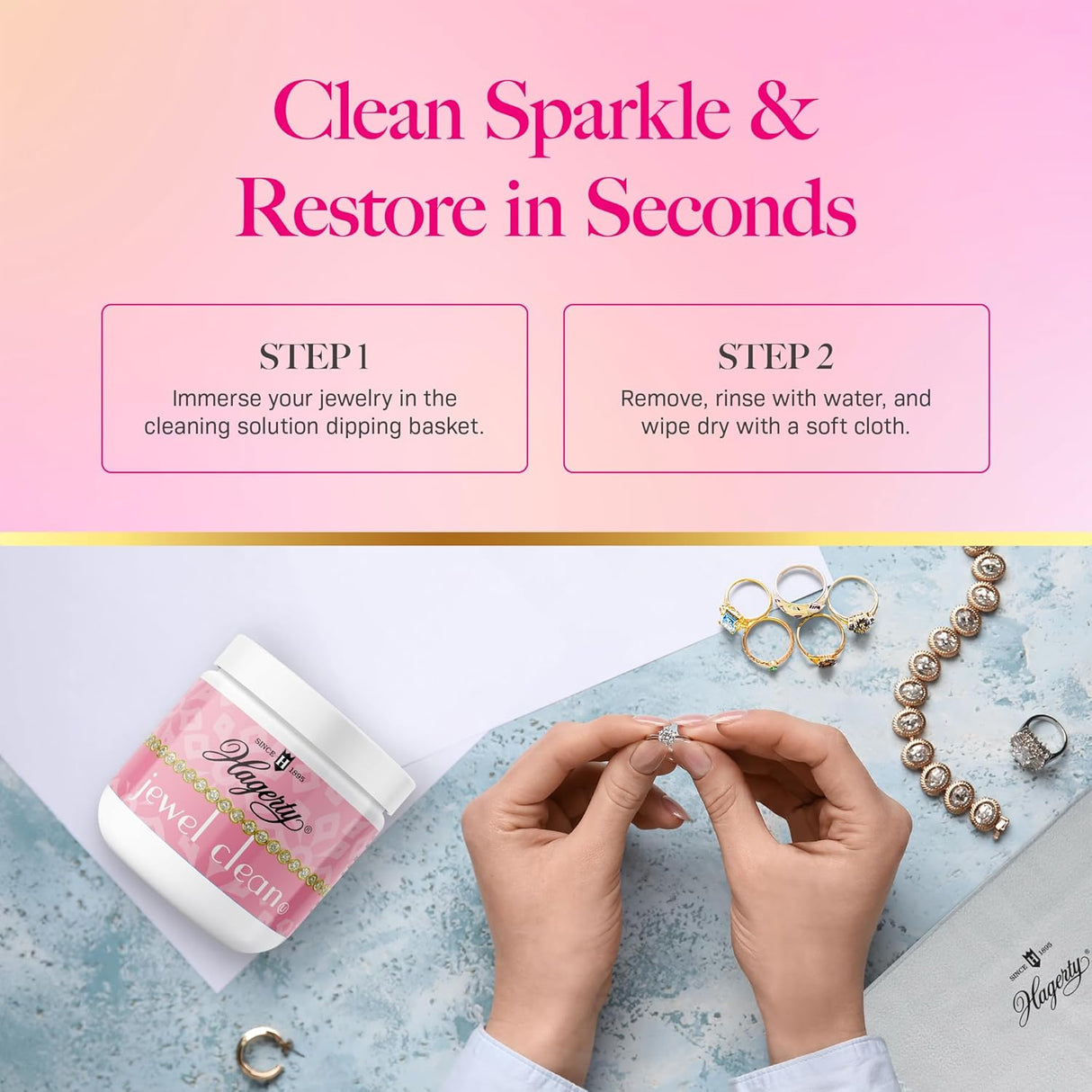 كريم منظف المجوهرات من هاجرتي، 7 أونصة