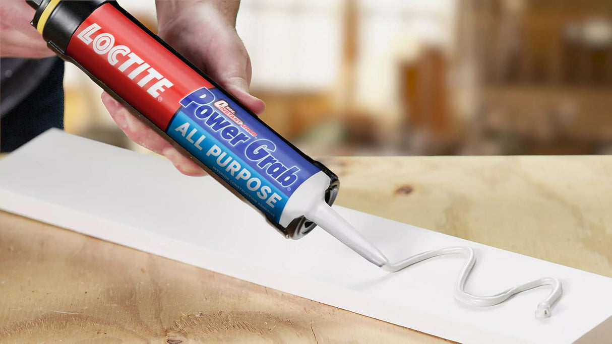 Loctite Power All Purpose Construction Adhesive, White, 9 oz