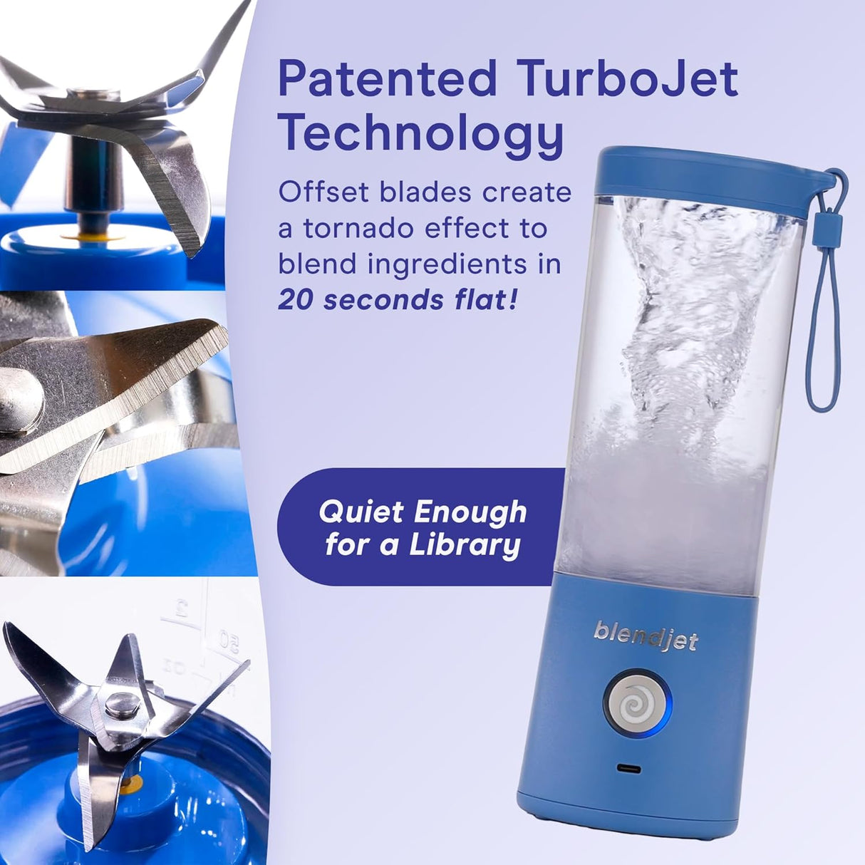 بليندجيت خلاط V2 المحمول - سعة 16 أونصة-3