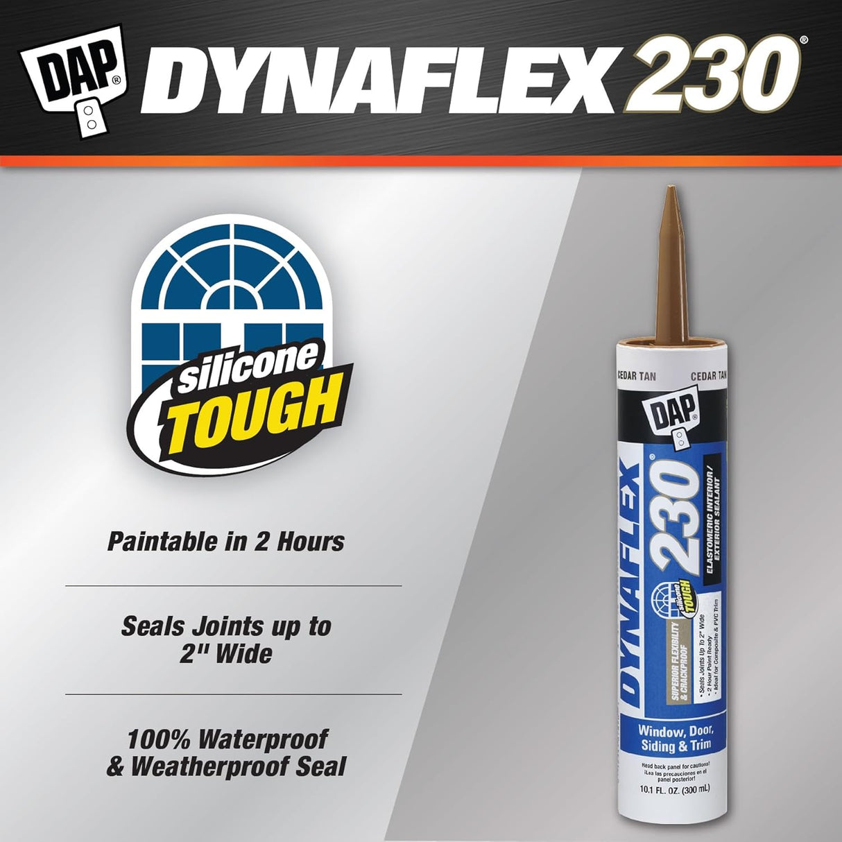 DAP Dynaflex Latex Sealant Cedar Tan 10.1-oz.