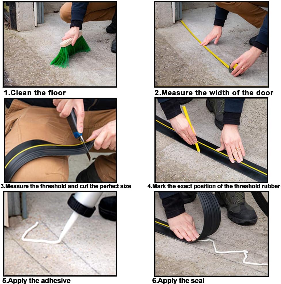 عازل فروست كينج سفلي لباب المرآب البديل من الفينيل بطول 10 أقدام، أسود