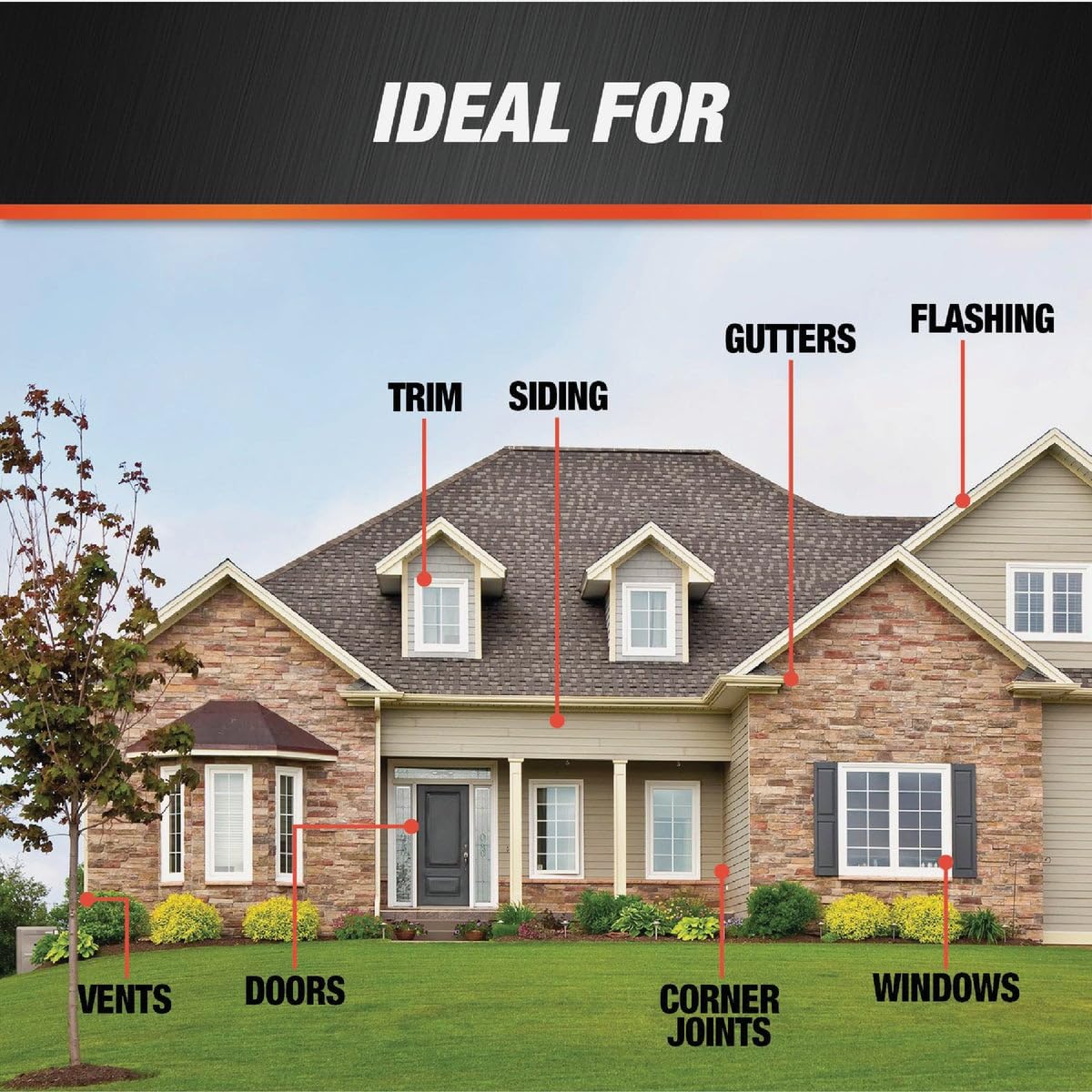 DAP Silicone Rubber Sealant Black 9.8-oz.