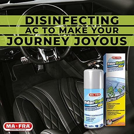 Mafra Odorbact Out Car Air Conditioning Cleaner & Sanitizer for Odor Removal - 150ml