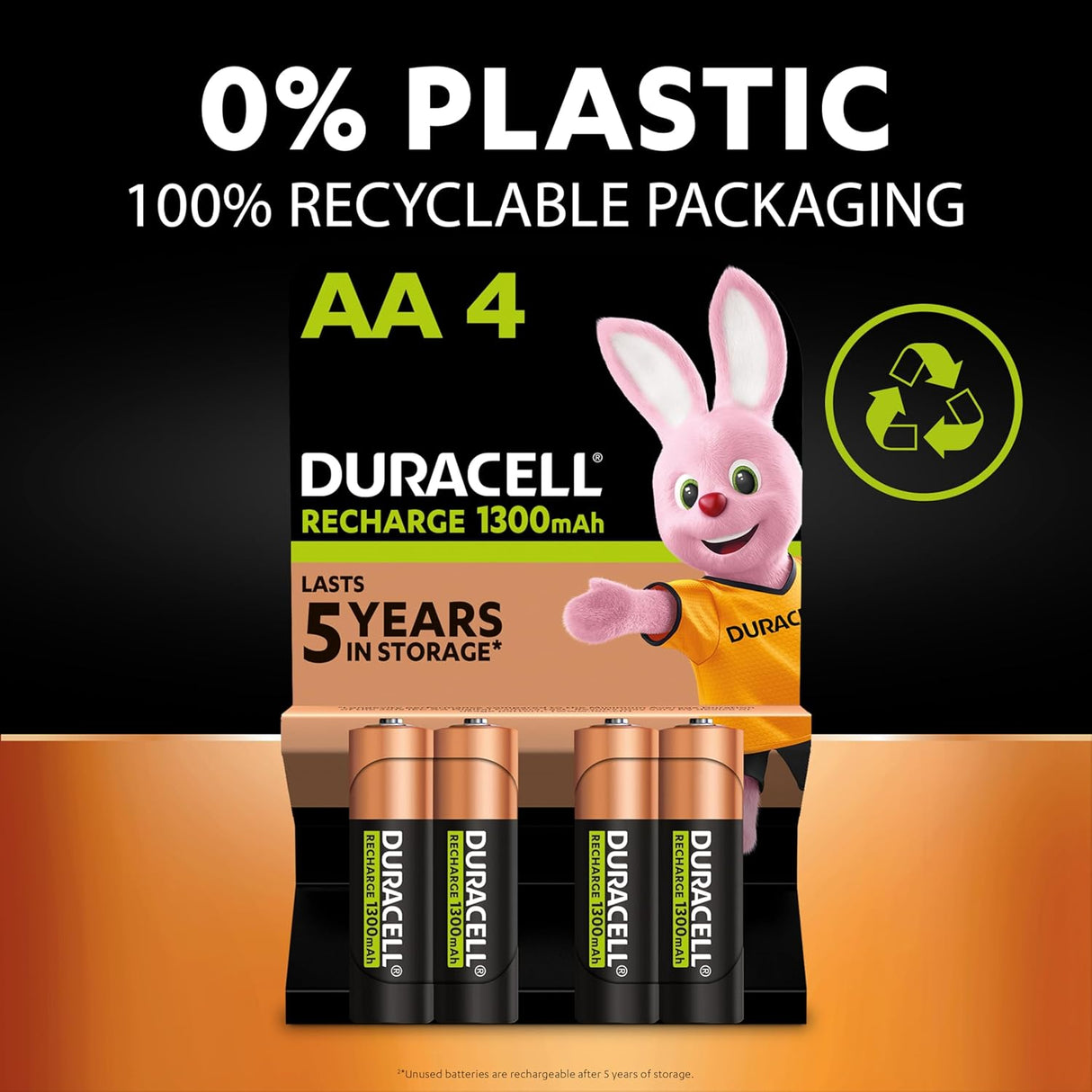 Duracell Rechargeable AA4 PCS