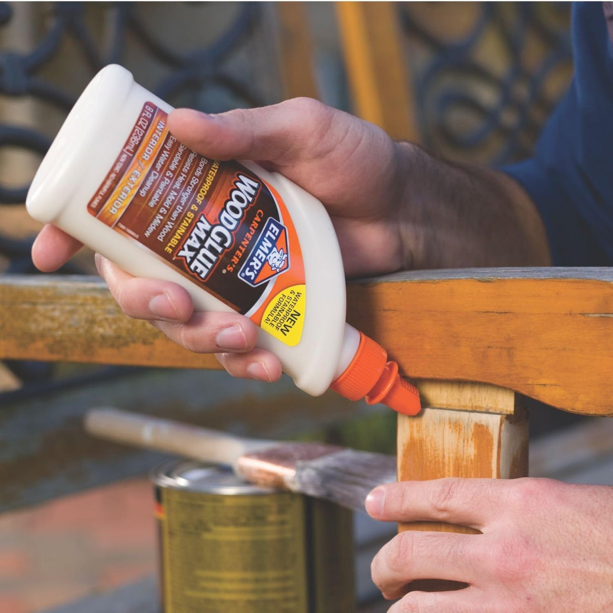 Elmer's Carpenter's Glue for Wood, Interior and Exterior, 16 oz.