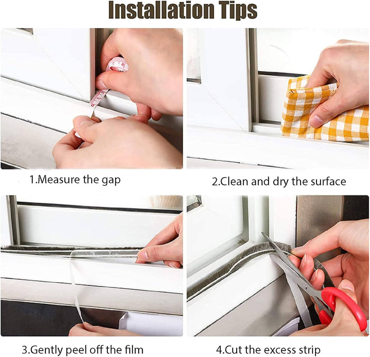 1/4x1/8 GRY Foam Tape