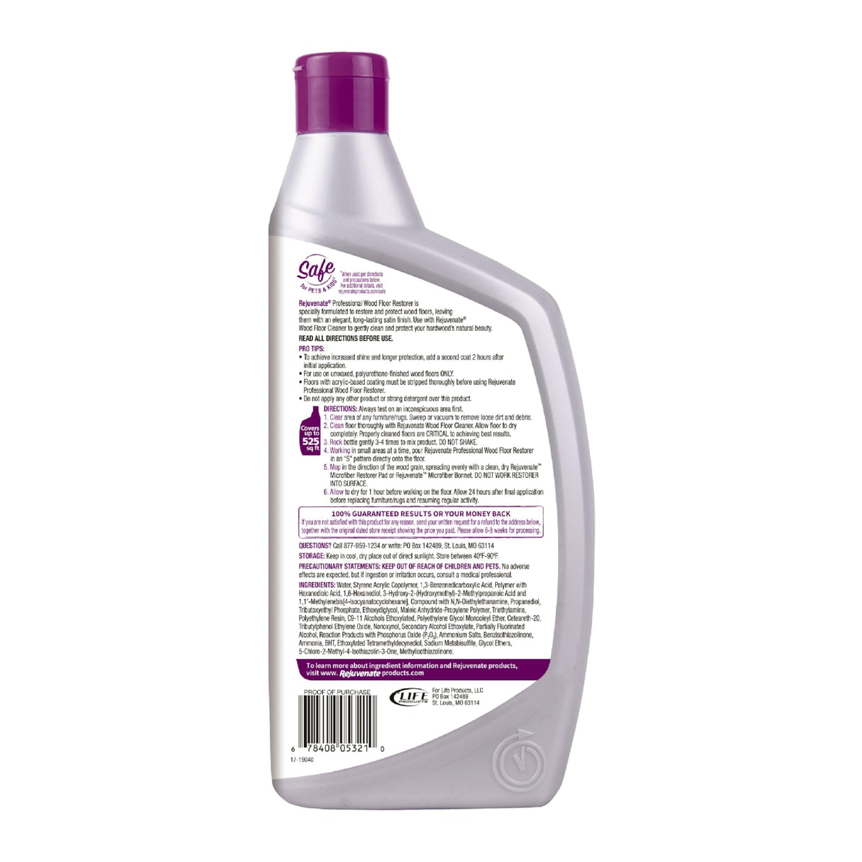 مُجدد ومُلمع الأرضيات الخشبية الاحترافي من ريجوفينيت، 32 أونصة