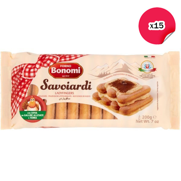 بسكويت بونومي الكلاسيكي ليدي فنجر - 12X200جرام