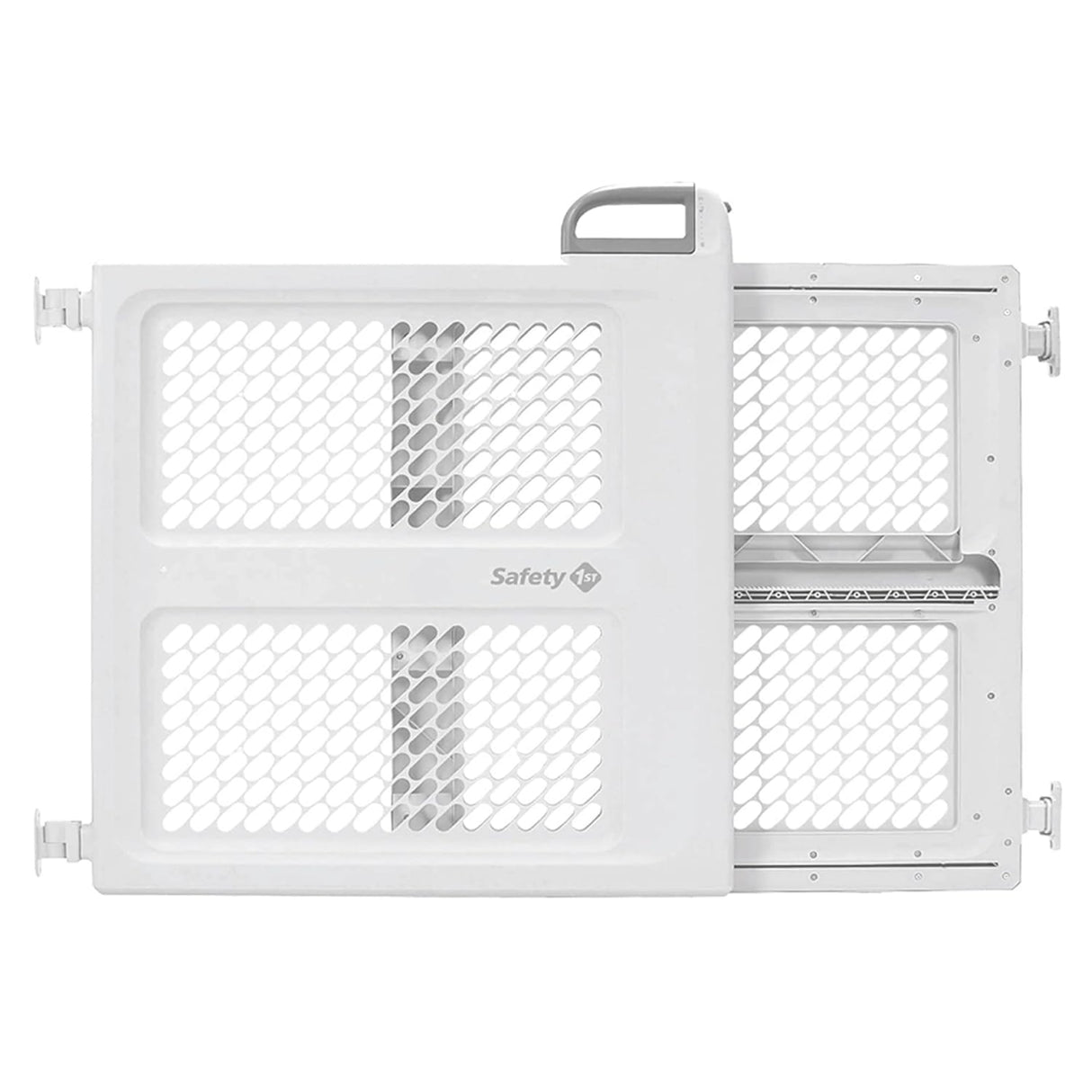 بوابة أمان للأطفال سيفتي 1ست مع قفل وتأرجح - أبيض