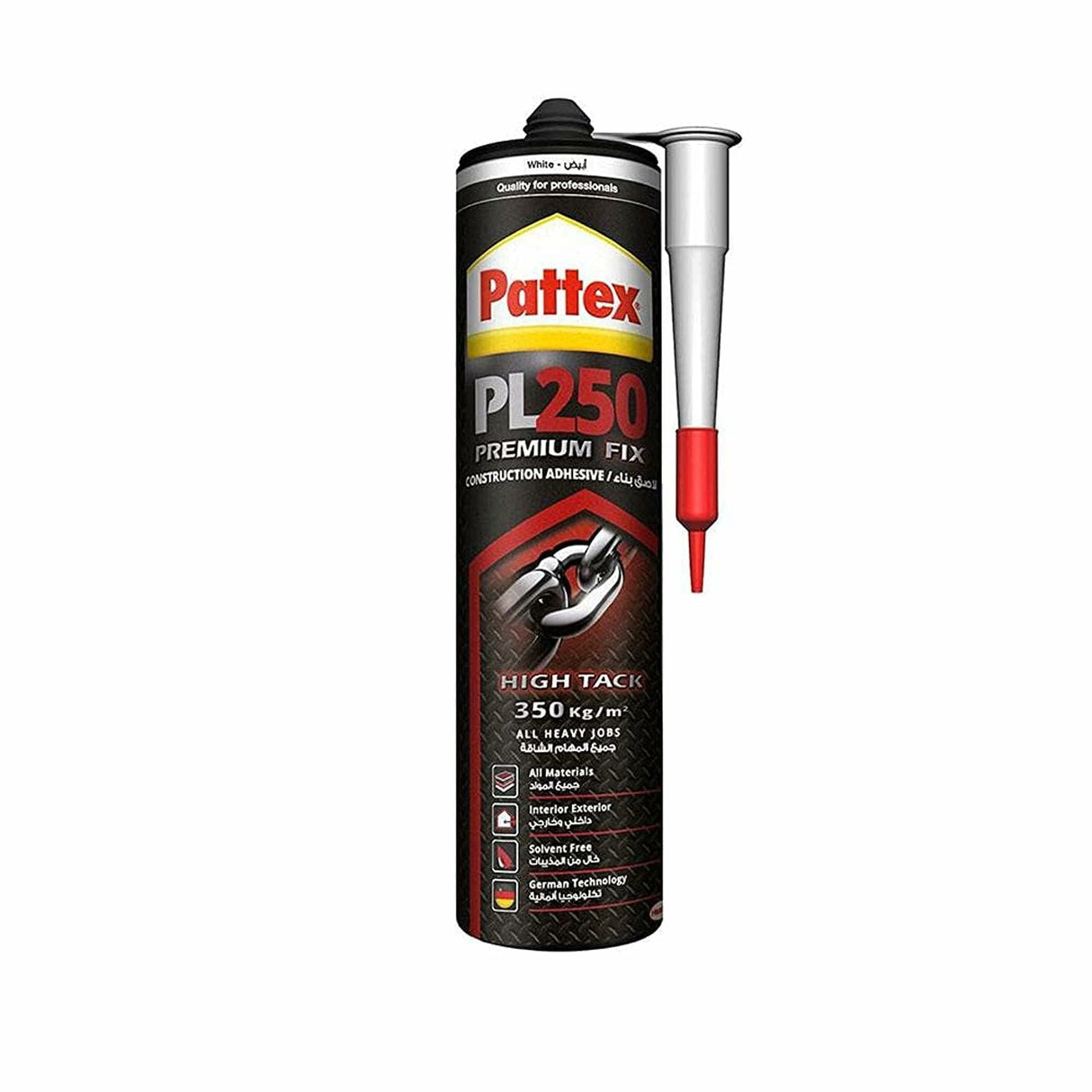 Pattex Construction Adhesive Pl 250 White 290G