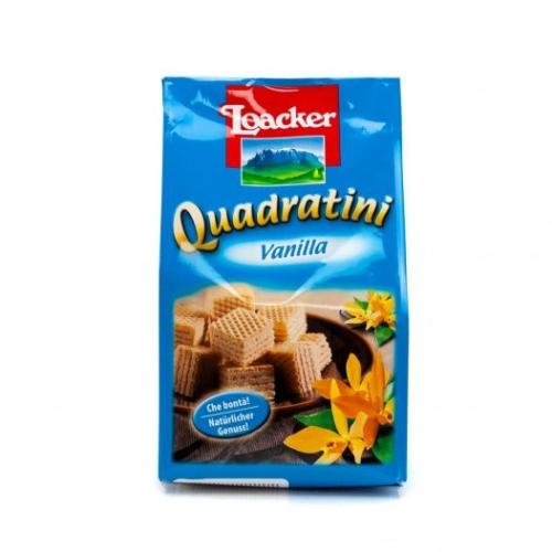 ويفر لوكر كوادراتيني بطعم الفانيليا 18 قطعة - 125 جرام