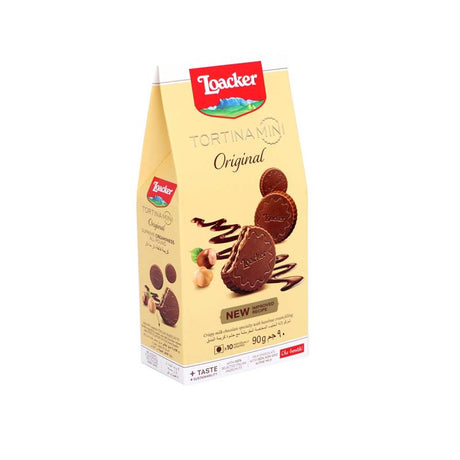 ويفر لوكر تورتينا ميني بطعم الشوكولاته 15 قطعة - 90 جرام