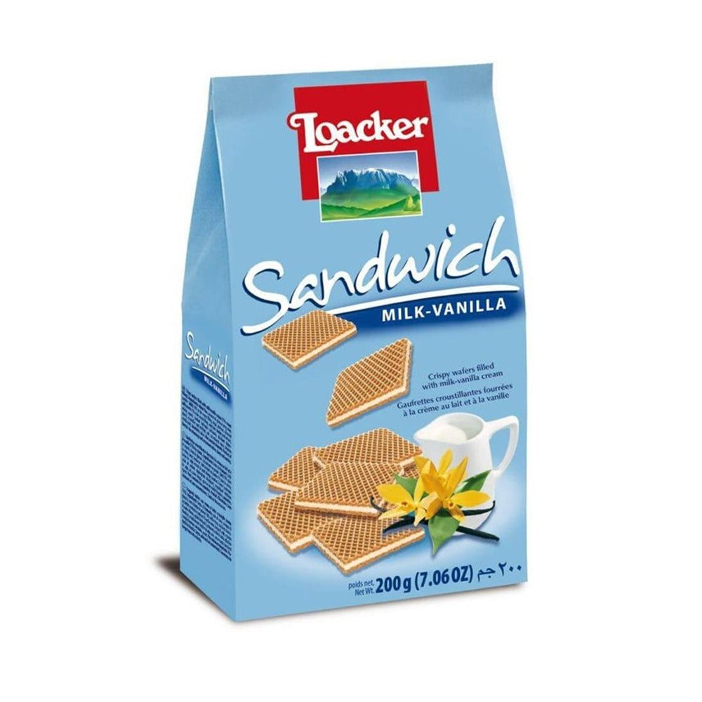 ويفر لوكر ساندوتش بطعم الحليب وفانيليا - 200 جرام