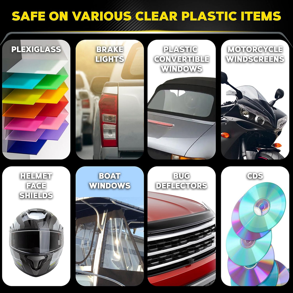 Meguiar's Plastics Cleaner and Polish, 10 oz - Clear