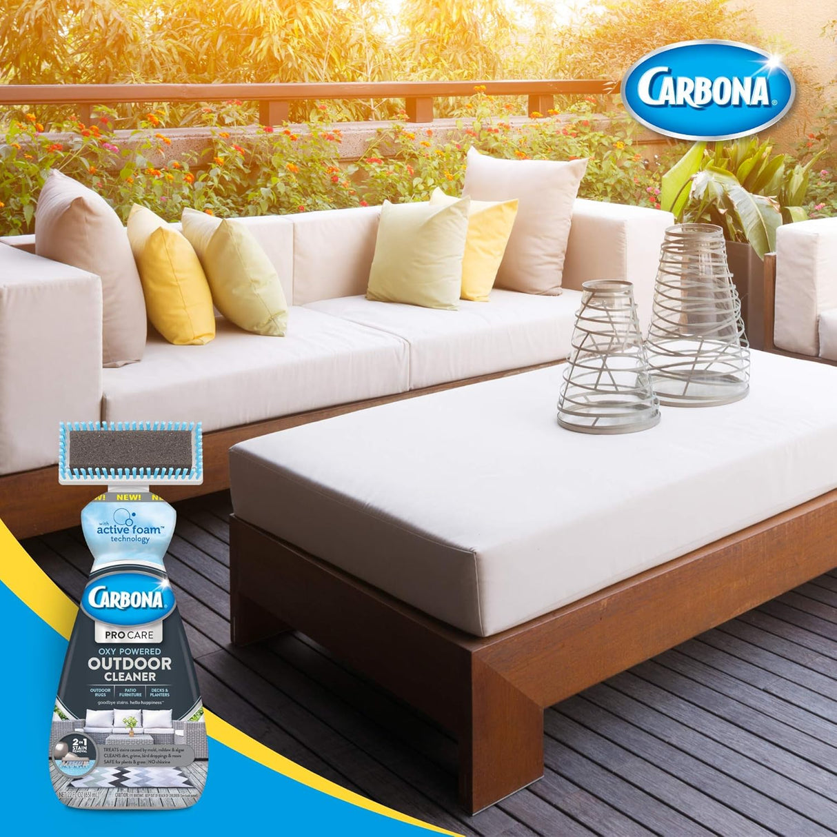 منظف كاربونا بروكير للأثاث الخارجي، 22 أونصة