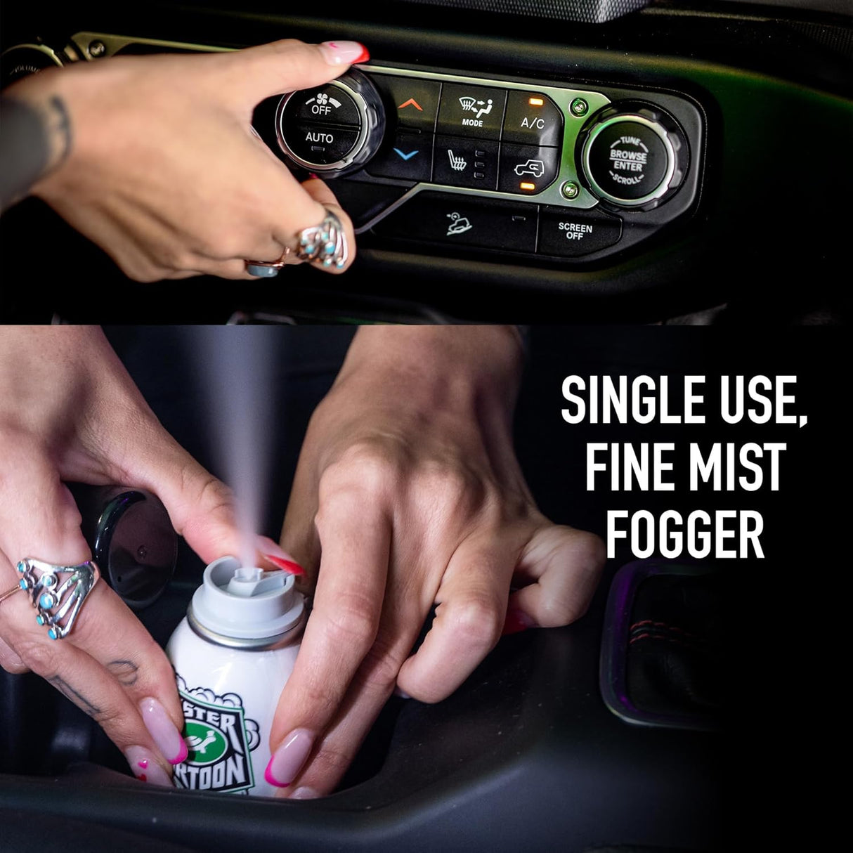 Turtle Wax X Mister Cartoon New Ride Odor Fogger Air Freshener 2 oz.