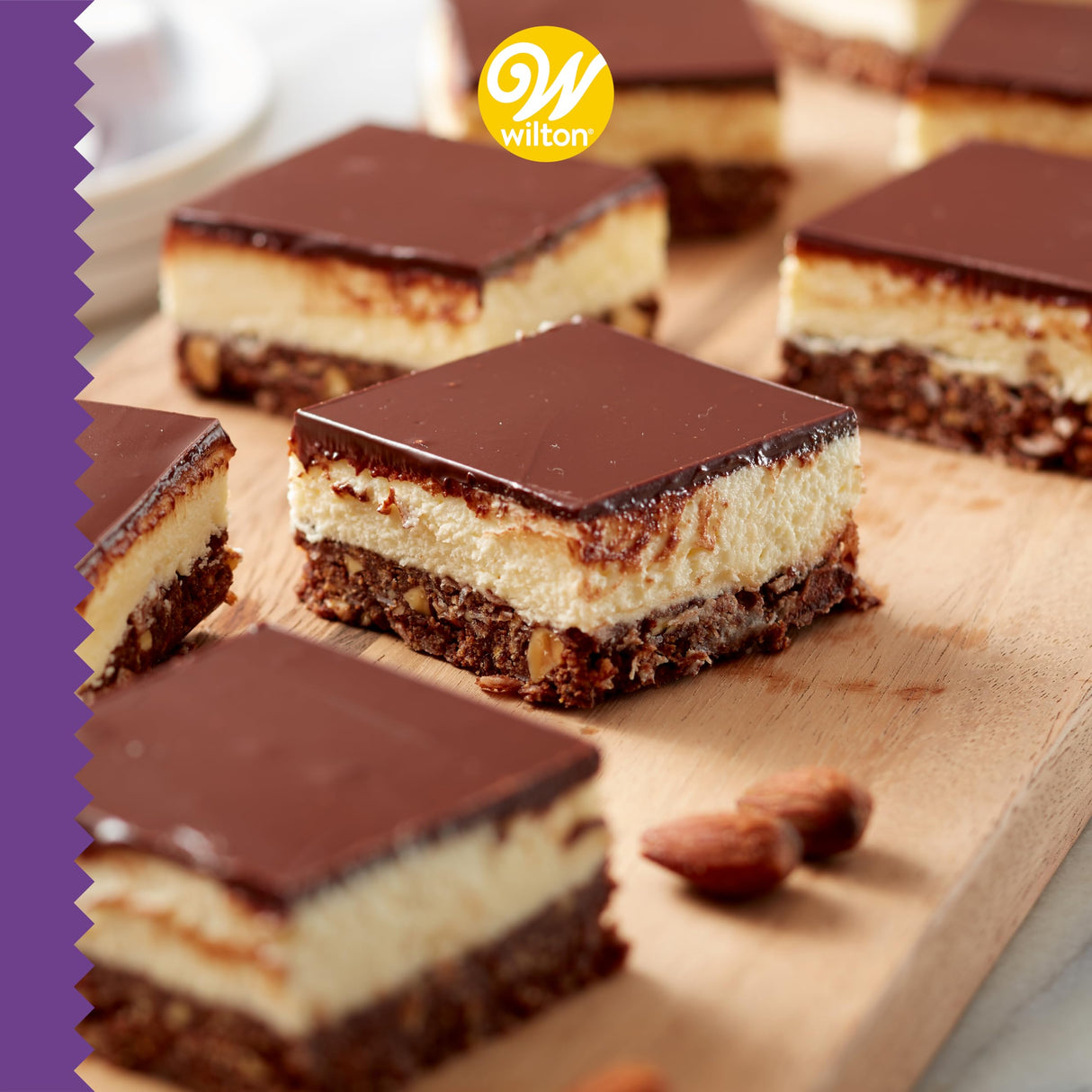 قالب خبز مستطيل بغطاء ريسيبي رايت غير لاصق من ويلتون ، مقاس 9 × 13 بوصة، فضي