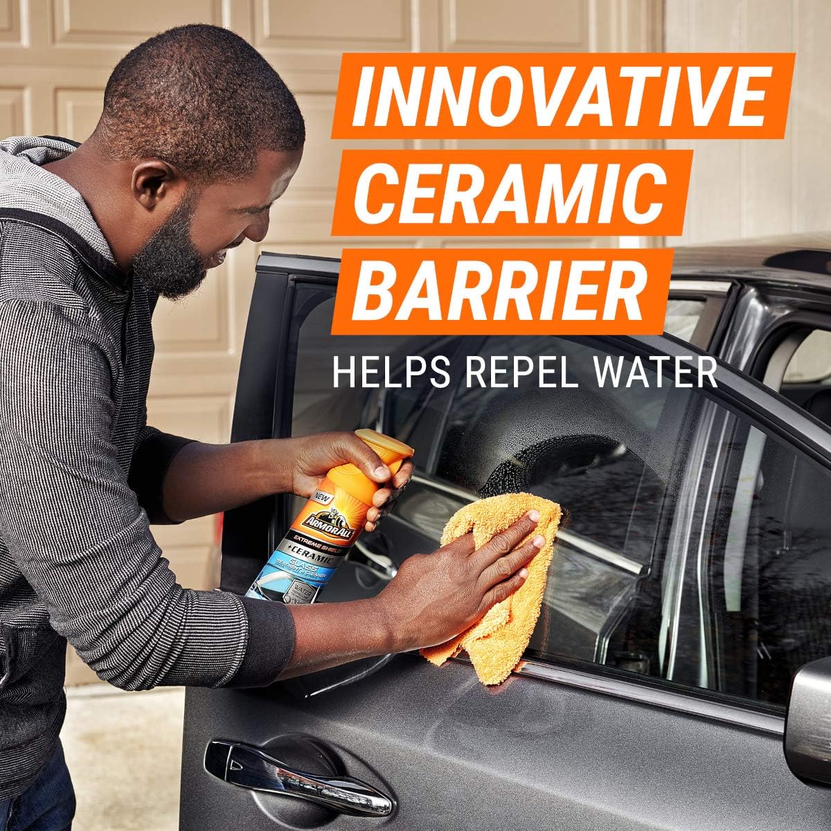 منظف ومعالج زجاج السيارات اكستريم شيلد + سيراميك من ارمور اول - 510 جرام