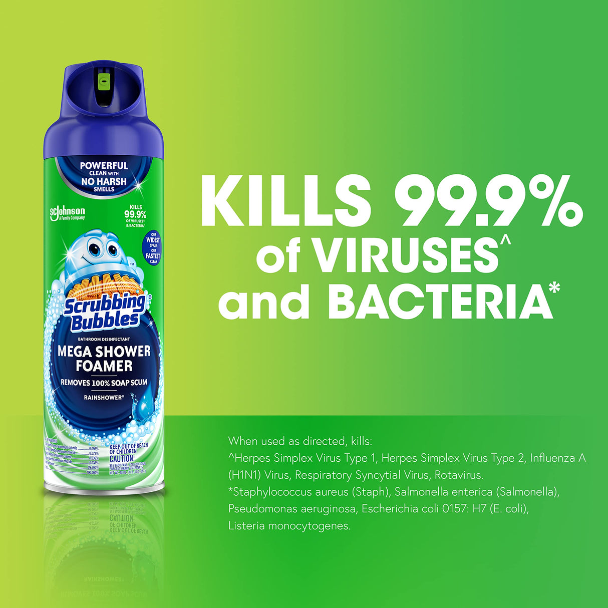 Johnson's Scrubbing Bubbles Bathroom Cleaner Spray, 20 oz