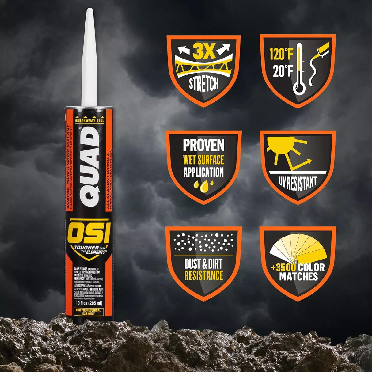 Loctite Advanced Quadruple Rubber Polymer Insulation, White, 10 oz