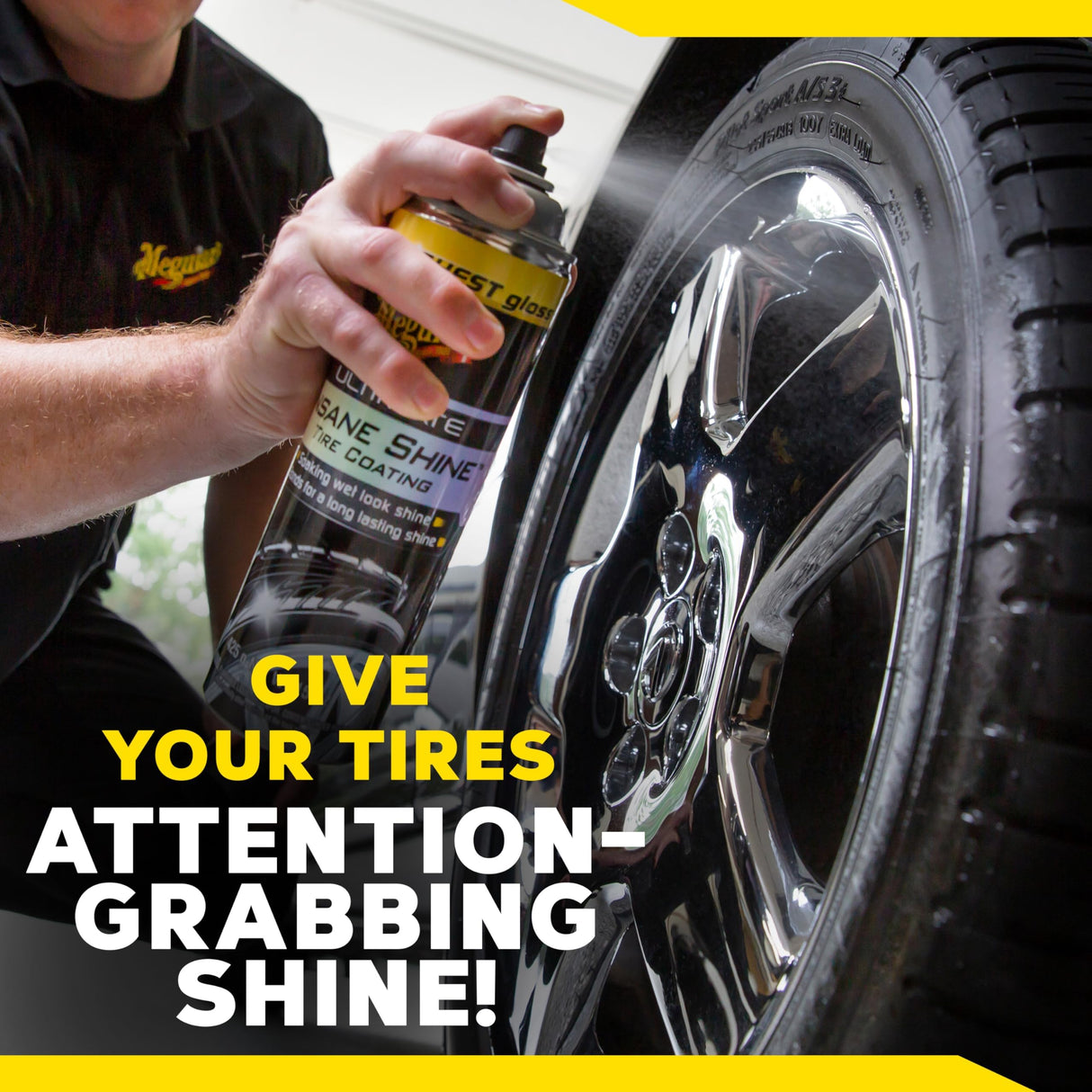 Meguiar's Ultimate Insigne Shine Tire Polish Spray - 425g