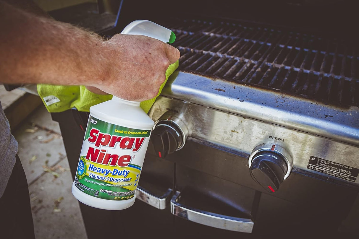 منظف ومطهر سبراي ناين شديد التحمل متعدد الاغراض، 32 اونصة، ابيض