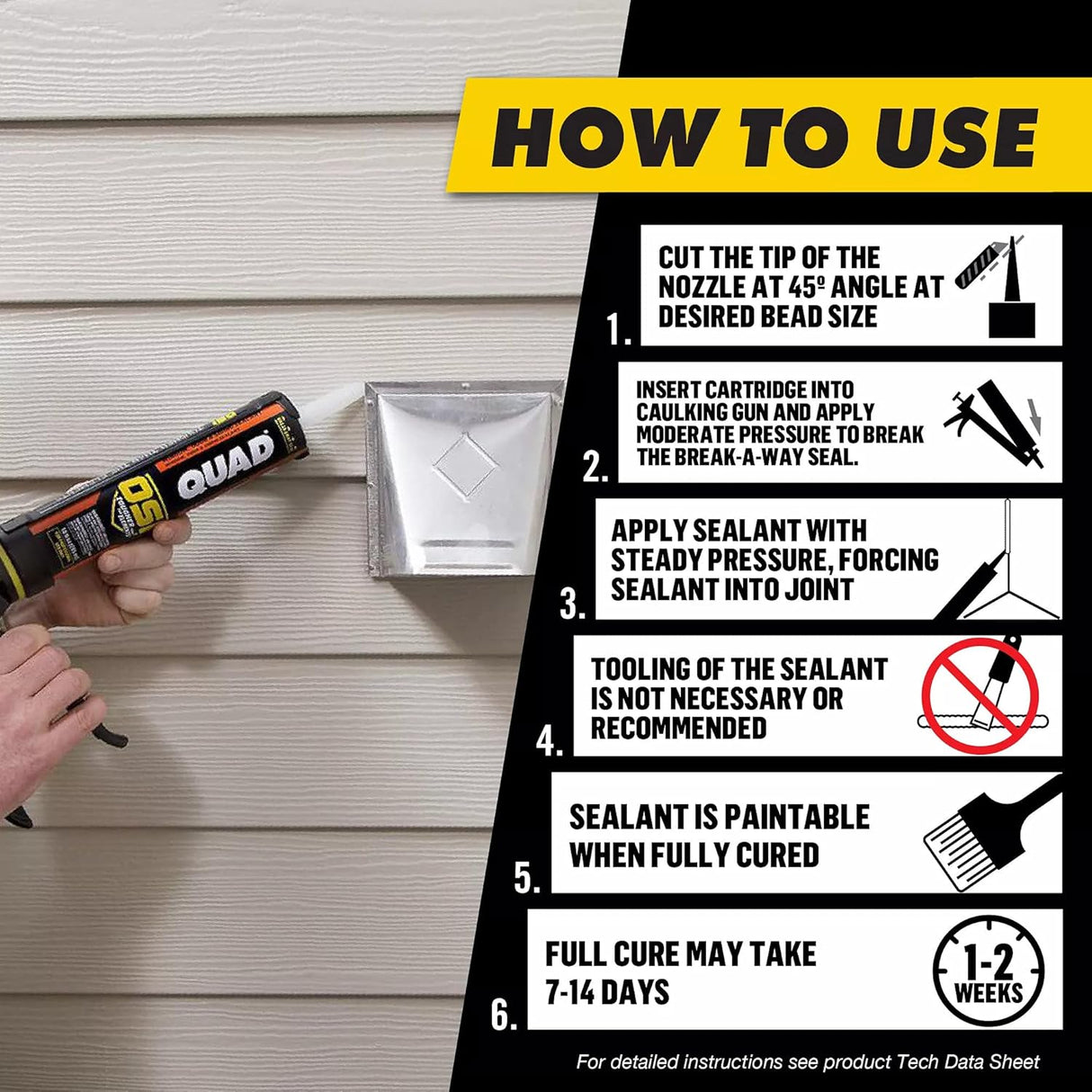 Loctite Advanced Quadruple Rubber Polymer Insulation, White, 10 oz