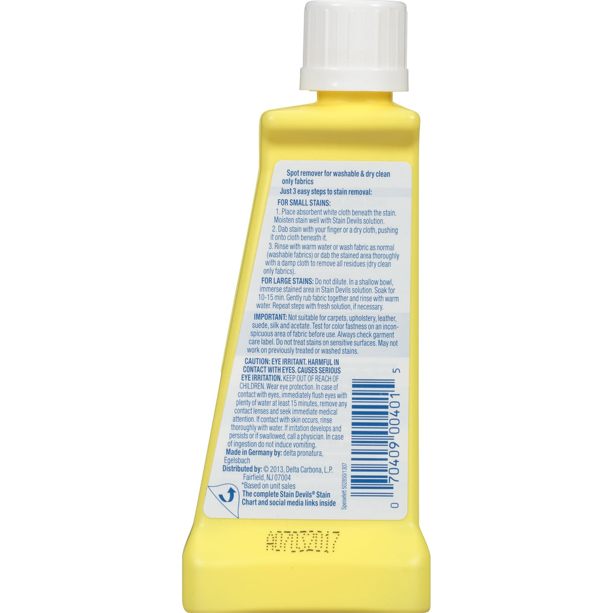 Carbona Stain Devils #5 Stain Remover Fat & Cooking Oil 1.7-Oz.